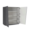 Moderne Design-Kommode 120 cm Wohnzimmermöbel 2 Türen 4 Fächer Vega Home Sales