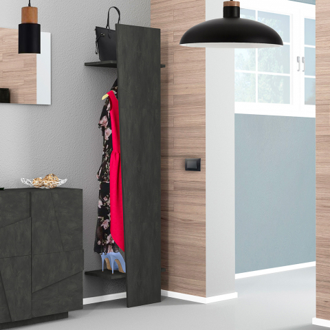 Wandgarderobe Eingangsbereich modernes Design grau Ping Hang Bronx Aktion