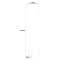 Wandgarderobe Eingangsbereich modernes Design grau Ping Hang Bronx Rabatte