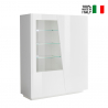 Moderne Wohnzimmer Vitrine Weiß Vega Bias Verkauf