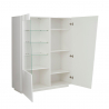 Moderne Wohnzimmer Vitrine Weiß Vega Bias Sales