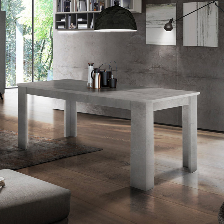 Ausziehbarer Tisch 140-190x90cm grau für Esszimmer & Wohnzimmer Jesi Stone Aktion Ausziehbarer Tisch 140-190x90cm grau für Esszimmer & Wohnzimmer Jesi Stone Aktion