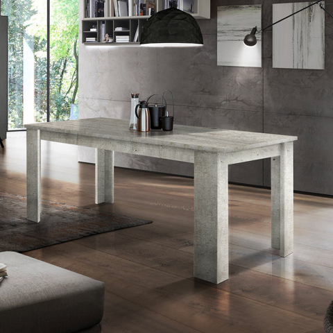 Moderner ausziehbarer Esstisch 140-190x90cm Jesi Gris Aktion