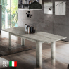Moderner ausziehbarer Esstisch 140-190x90cm Jesi Gris Angebot