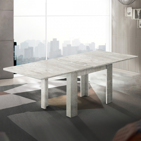 Ausziehbarer Design-Esstisch Jesi Style, 90-180x90cm Aktion