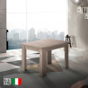 Ausziehbarer Esstisch aus Holz 90-180x90 cm Jesi One Angebot