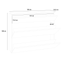 Schuhschrank für 24 Paar Schuhe, 120 cm, 2 Klappen, Magic Bata Ardesia L Katalog