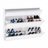 Platzsparender Schuhschrank, 2 Klapptüren, für 24 Paar Schuhe, Magic Bata L Angebot