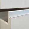 Sideboard 3 Türen 150cm Hochglanz Weiß für Eingangsbereich & Wohnzimmer Magic Lawe Rabatte