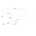 Sideboard 2 Türen 3 Schubladen 150cm Eingangsbereich Wohnzimmer Flur Magic Kaip Katalog