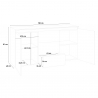 Sideboard 2 Türen 3 Schubladen 150cm Eingangsbereich Wohnzimmer Flur Magic Kaip Katalog
