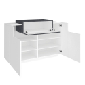 Moderne weiße Anrichte Küchenschrank Wohnzimmer Coro Bata Ardesia Sales