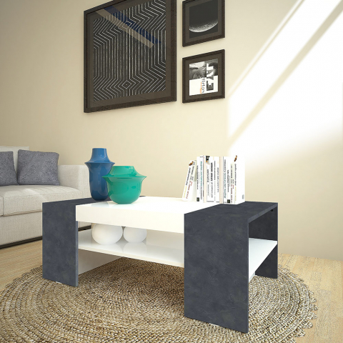 Moderner Couchtisch 110x60cm Wohnzimmerdesign Cherry Ardesia Aktion