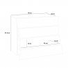 Designer-Kommode Schlafzimmer 4 Schubladen Hochglanz Weiß Arco Draw Katalog
