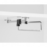 Arco Garderobenschrank für Flur & Wohnzimmer - Design, 5 Fächer, Hochglanz Weiß Rabatte