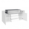 Sideboard mit 2 Türen, 3 Schubladen und Klappfach Coro Kaip Ardesia Wohnzimmer Sales