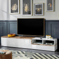 TV-Schrank Design Wohnzimmer 2 Klapptüren 240cm Zet Kiwey Acero XL