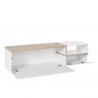 TV-Schrank 160 cm mit 2 Türen und 1 Fach, Design Wohnzimmer Zet Kiwey Ahorn M Sales