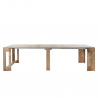 Ausziehbarer Esstischkonsole aus Holz 90x51-300cm Pratika Wood Sales