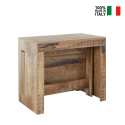 Ausziehbarer Esstischkonsole aus Holz 90x51-300cm Pratika Wood Verkauf