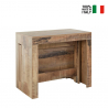 Pratika Wood ausziehbarer Konsolentisch aus Holz 90x51-300cm Verkauf