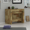Pratika Wood ausziehbarer Konsolentisch aus Holz 90x51-300cm Lagerbestand