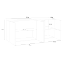Sideboard 210 cm 6 Türen Eingang Esszimmer Zet Fabrik Ardesia L Modell