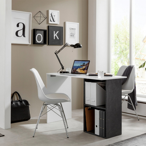 Smart working desk 110x50cm Heimbüro modernes Design Conti Schiefer Aktion