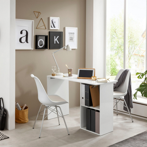 Schreibtisch 110x50cm modernes Design für Zuhause und Büro, Smart Working Conti Aktion