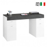 Büroschreibtisch 130x60cm platzsparend mit verschiebbarer Tischplatte Sliding L Ardesia Verkauf