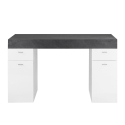 Büroschreibtisch 130x60cm platzsparend mit verschiebbarer Tischplatte Sliding L Ardesia Angebot