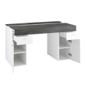 Büroschreibtisch 130x60cm platzsparend mit verschiebbarer Tischplatte Sliding L Ardesia Sales