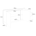 Kommode Metis Up Report, 2 Türen, 3 Schubladen, 170cm, Hochglanz Anthrazit Katalog