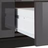 Anrichte Metis Up Three Report 110 cm, 3 Schubladen, Hochglanz Anthrazit Sales
