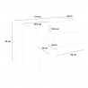 Anrichte Metis Up Three Report 110 cm, 3 Schubladen, Hochglanz Anthrazit Katalog