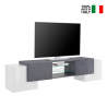 TV-Schrank 190cm, 4 Türen, 2 Regale, modernes Design, Pillon Ardesia XL Verkauf