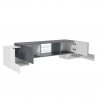 TV-Schrank 190cm, 4 Türen, 2 Regale, modernes Design, Pillon Ardesia XL Sales