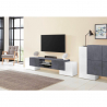 TV-Schrank 190cm, 4 Türen, 2 Regale, modernes Design, Pillon Ardesia XL Rabatte