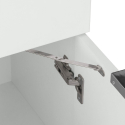 Platzsparender Schreibtisch 70x70cm klappbare Tischplatte Schrank Dalia Rabatte