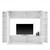 Wohnwand mit TV-Board und Hängeschrank Joy Mold - 2 Schrankspalten Sales
