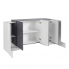 Sideboard Schrank 5 Türen Küche Wohnzimmer Pillon Lumi Ardesia Sales