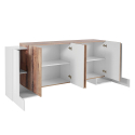 Sideboard 6 Türen Küche Wohnzimmer 210cm Design Pillon Fabrik Ahorn Sales