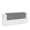 Moderne Design-Kommode 200cm in Hochglanz Weiß Schiefer New Coro Kommode Angebot