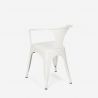 set  tisch 80x80cm 4 stühle stil im industrie-design küche bar hustle 