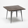set  tisch 80x80cm 4 stühle stil im industrie-design küche bar hustle Kauf