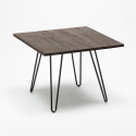 set 4 stühle tisch 80x80cm stil industrie design bar küche reims dark Kauf