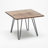 set tisch 80x80cm 4 stühle industrie design Lix stil küche bar reims Kauf