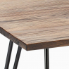 set tisch 80x80cm 4 stühle industrie design stil küche bar reims 