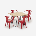 set tisch 80x80cm 4 stühle stil industriedesign bar küche reims light Kosten