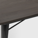 set tisch 120x60cm 4 stühle stil industriedesign küche bar caster 